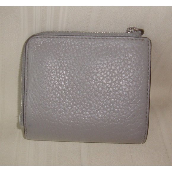 Kate Spade New York Gray Leather Small Zip Around Wallet, Card Holder - Picture 2 of 6